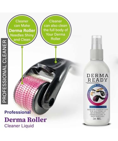 Derma Roller Disinfectant Cleaner & Steriliser Spray Kills 99.99% of Bacteria Make Up Cosmetic Brush Make Up Remover Skin Needling Rollers & Micro Needling Antibacterial Antifungal Easy Spray 50ml - Buy Online on GoSupps.com