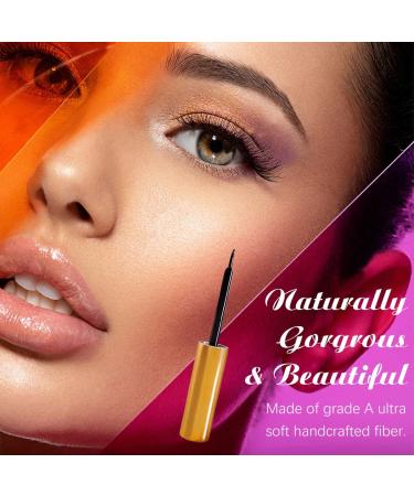 Magnetic Eyelashes with Eyeliner Kit - 5 Reusable Natural Looking Lashes - No Glue Needed - Buy Online on GoSupps.com