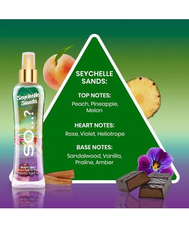 So Seychelle Sands Body Mist Oriental Vanilla Body Spray for Women - Perfume for Women with Peach Rose Notes - Gifts for Women - 6.9 oz 6.9 Fl Oz (Pack of 1) Seychelle Sands - Buy Online on GoSupps.com