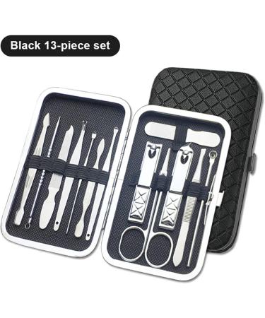 13/14 Pieces of Nail Clippers Cutting Pliers Set Single Nail Slot Pliers Household Tools (Color : 14-Piece Set Black) - Buy Online on GoSupps.com