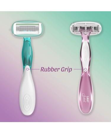 BIC Soleil Sensitive Advanced Women's Disposable Razor - 5 Blade - 2 Count - For Flawlessly Smooth Shave - Green (Pack of 1) - Buy Online on GoSupps.com