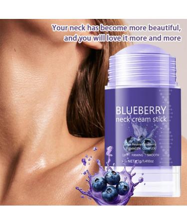 New Cover Blueberry Neck Cream Stick 2 Packs Antioxidant-Rich Firming Balm for Neck Lines & Wrinkles Hydrating Portable Skincare Lightweight Non-Greasy Formula for Daily Use - Buy Online on GoSupps.com
