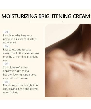 Facial moisturizing cream 100g of non-greasy natural balm brightening face cream with natural ingredients - For young people women the elderly travel and home use - Buy Online on GoSupps.com