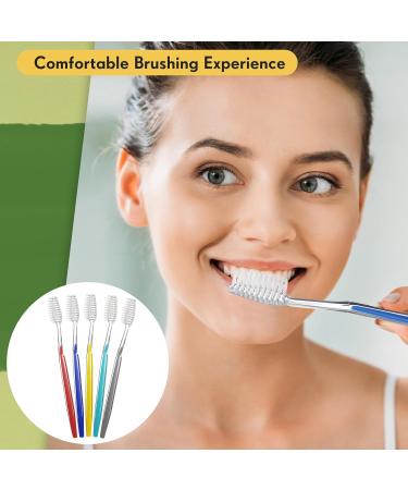 Buy Amyhill 50 Sets Disposable Toothbrushes & Toothpaste - Soft Bristle Travel Packs in 5 Colors for Hotels Shelters & Apartments | Bulk Purchase Available - Buy Online on GoSupps.com