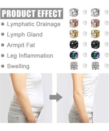 Magnet Earrings for Weight Loss | 6 Pairs Magnetic Acupressure & Lymphatic Drainage Therapy for Women - Buy Online on GoSupps.com