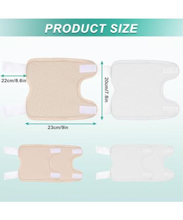 Reusable Castor Oil Pack Wraps - 2 Pieces Compress with Adjustable Band for Pain Relief & Comfort - Buy Online on GoSupps.com