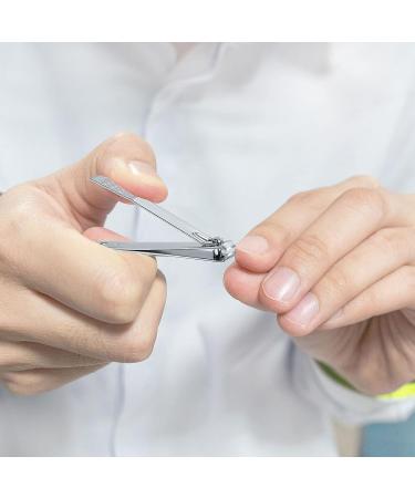 50 Piece Stainless Steel Nail Clipper Set for Women Men - Black and Silver - Buy Online on GoSupps.com