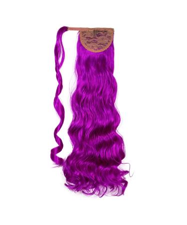 Buy Hair2Heart Bubblegum Pink 60cm 100g Ponytail & Braid Wavy Extensions - International Shipping Available - Buy Online on GoSupps.com