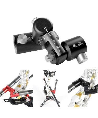 Ace Hunter Fully Adjustable Single Side V-Bar Quick Disconnect Mount Bow Archery Stabilizer BLACK