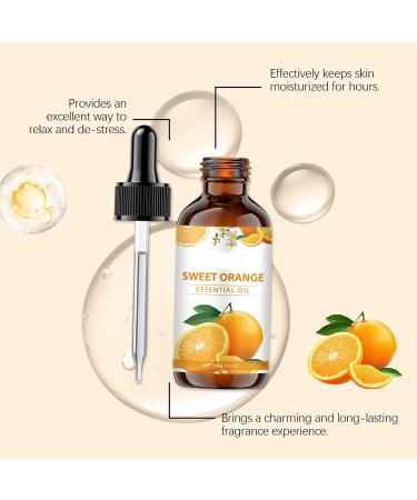 TS TAC-SKY Orange Care Essential Oil - Gentle Hydrating Plant-Based For Skin & Diffuser Non-Greasy Stress Relief With Pleasant Scent(2PCS) - Buy Online on GoSupps.com