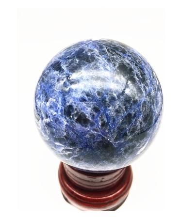 Natural Crystal Rough Natural Quartz Crystal Blue Grain Stone Home Decoration Pieces +Wooden Base 60mm-70mm Quartz Stones Gift