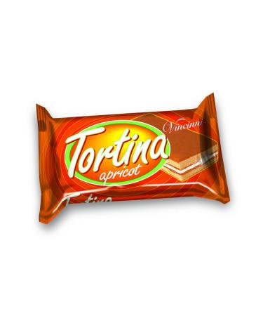 Buy 12x8 Tortina Cake Slices Apricot 200g - Individually Wrapped Tartlets for International Shipping - Buy Online on GoSupps.com