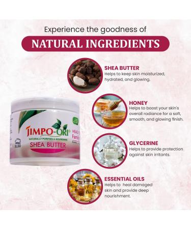 Natural Head-to-Toe Family Cream with Shea Butter & Honey - Organic Moisturizer for Face Hands Feet & Hair - Nourishing Hand Cream for Men & Women - 15 Fl Oz - Buy Online on GoSupps.com