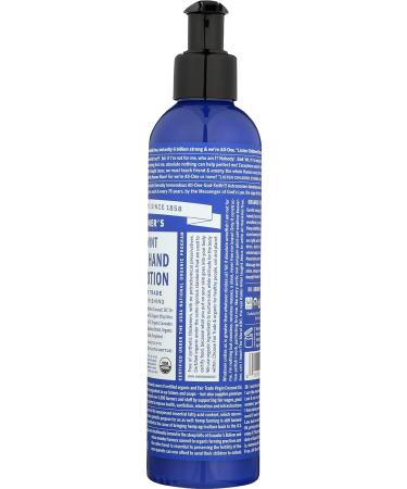 Dr. Bronner's Organic Peppermint Lotion 8 Fl Oz - Buy Online on GoSupps.com