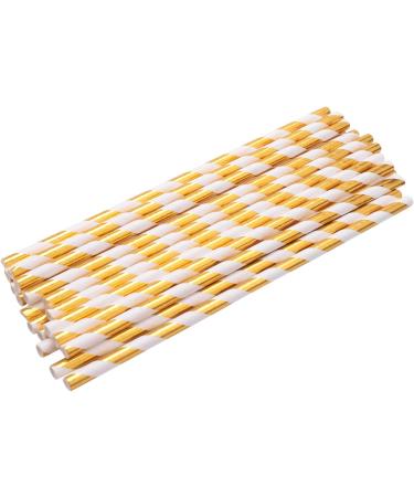 TRIPPER Biodegradable Paper Straws 100 Pink for Party Supplies Birthday Wedding Bridal/Baby Shower Decorations and Celebrations - Buy Online on GoSupps.com