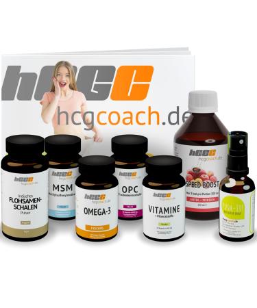 HCGC The original basic package with push-it |With original Speedboost sugar -free syrup |30 days of nutritional supplements |21 days of metabolic cure |Brochure |(Peach icetea)