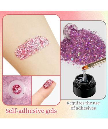  AYBUY AYBUY Face Glitter Gel Hair Glitter Body Glitter Gel Liquid Glitter Gel for Face and Lip Cosmetics - Buy Online on GoSupps.com