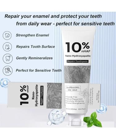 Nanohydroxyapatite toothpaste new improved formula strengthens enamel fluoridefree toothpaste mild for sensitive teeth 120 g 1 - Buy Online on GoSupps.com