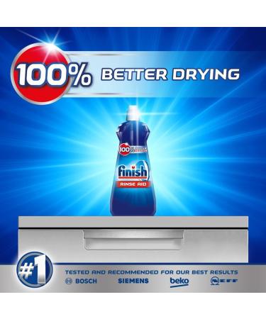Finish Rinse Aid Lemon 800ml - For Shinier and Drier Dishes | Pack of 1 - Buy Online on GoSupps.com