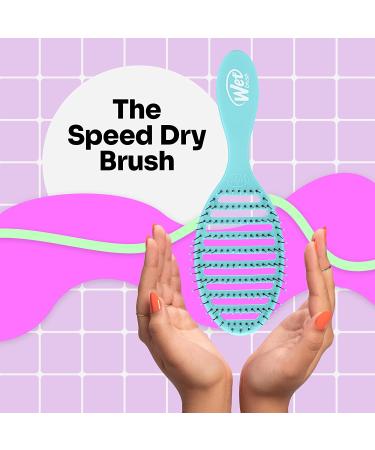 Wet Brush Speed Dry Hair Brush - Amazon Exclusive Aqua - Vented Design with Soft HeatFlex Bristles - Blow Dry Safe - Ergonomic Handle - Pain-Free Hair Styling - Buy Online on GoSupps.com