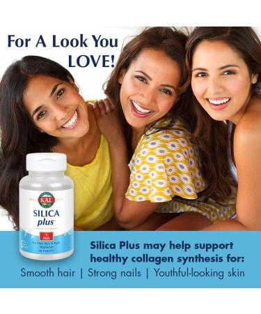 Kal Silica Plus Tablets - 90 Count | Hair, Skin & Nail Health Supplement - Buy Online on GoSupps.com