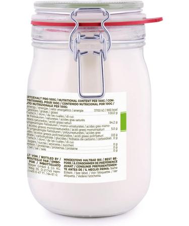 GreatVita Organic Virgin Coconut Oil - Pack of 6 (1000ml/1L) Swing Top Jar - Premium Quality for Cooking & Skincare - Buy Online on GoSupps.com