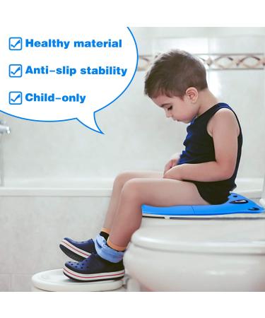 Foldable Portable Potty Seat for Toddlers with Splash Guard - Blue - Buy Online on GoSupps.com
