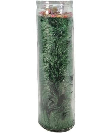 Tranquil Palm Wax Spell Candle - Green | Vela Casa Esoterica Perfumed Intention Candle for Serenity - Buy Online on GoSupps.com