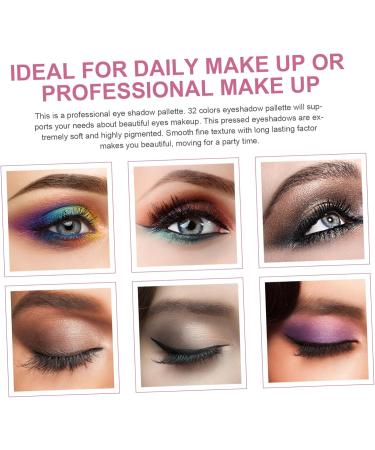 WOONEKY 1pcs 32 Eyeshadow Powder Eye Shadows Eye Shadow Palettes Makeup Palette Eyeshadow Pallet Pink - Buy Online on GoSupps.com