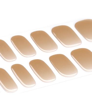 DANNI & TONI Terracotta Sunset Gel Nail Wraps - 28 Semi-Cured Stickers for Salon-Quality Manicure - Buy Online on GoSupps.com