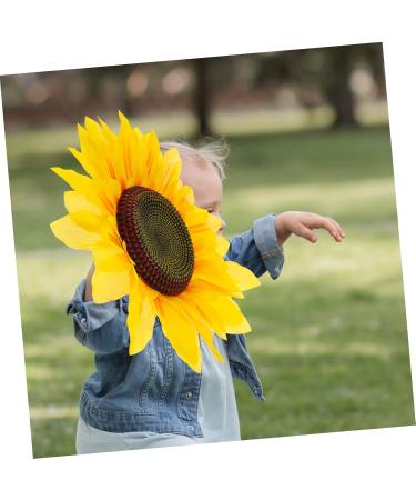 Gadpiparty 2pcs Holding Sunflower in Hand Children Playthings Sunflower Shaped Cloth Sunflower Head Ornaments - Buy Online on GoSupps.com