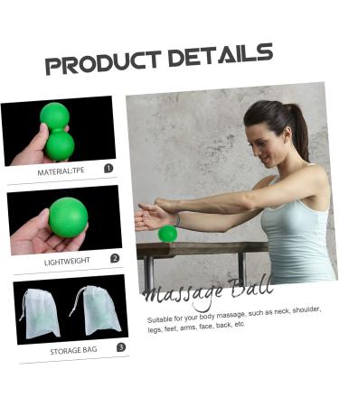 Subscription Fascia Ball Massage Set - Muscle Relaxation & Recovery | Back Roller Foot Massager & Lacrosse Ball Fitness Supplies - Buy Online on GoSupps.com
