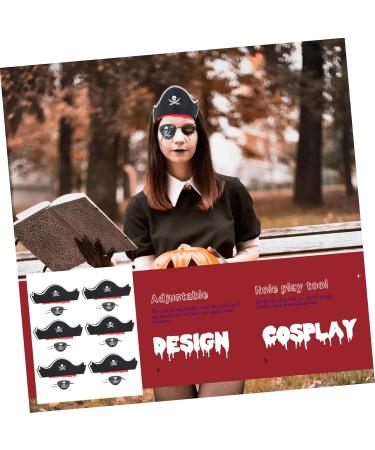 minkissy 30 Sets Pirate Hair Blindfold Prom Suit Pirate Costume Accessories Photo Props Pirate Cosplay Costume Halloween Pirate Costume Pirate Party Hat Party Supplies Pirate Cap Plastic - Buy Online on GoSupps.com