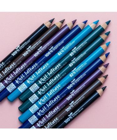 Intense Kohl Pencil - Miss Den - Intense Color - 100% Natural Ingredients - Shade 412 Turquoise Blue - Buy Online on GoSupps.com