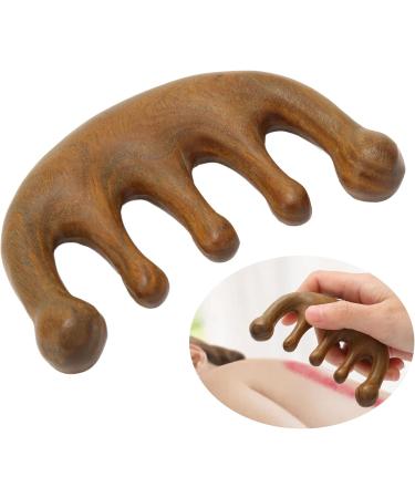 Buy Wooden Massage Comb | Sandalwood Scalp Massager for Head Neck & Shoulder Relief - Buy Online on GoSupps.com