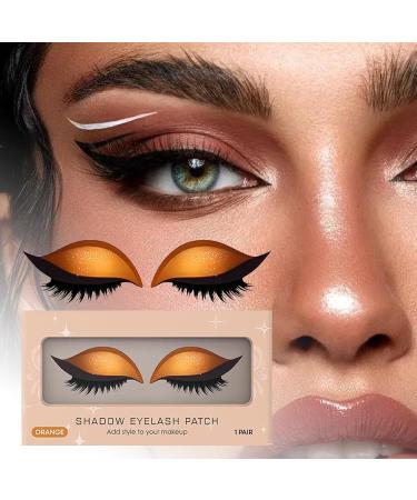 Pansements pour fard paupi res paresseux | R utilisable - Maquillage des yeux adh sif pour femme | R sistant la salet - Longue dur e - Pour femme f te voyage soir e mariage Halloween sc ne Orange - Buy Online on GoSupps.com
