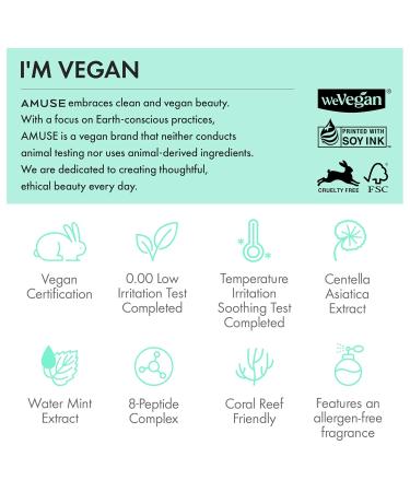 Amuse SEOUL Dew Power Vegan Cushion Foundation (01 PURE) | Dewy glow long-lasting double coverage clean beauty lightweight - Buy Online on GoSupps.com