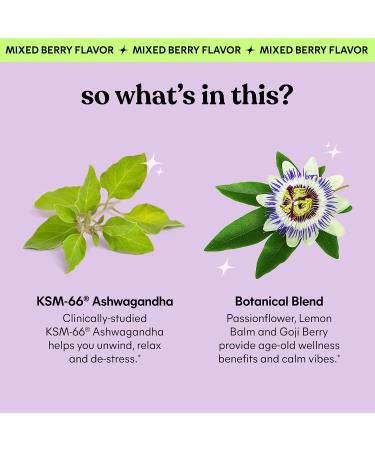 Lemme Chill Stress Relief Gummies with 300mg KSM-66 Ashwagandha | Relaxation Support with Lemon Balm, Passionflower & Goji | Vegan & Gluten-Free - 60 Count - Buy Online on GoSupps.com