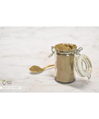 Organic Way Brahmi Leaf Powder (Bacopa Monnieri) - Organic & Kosher Certified | Raw Vegan Non GMO & Gluten Free | USDA Certified | Origin - India (1/4 LBS) 4 Ounce (Pack of 1) - Buy Online on GoSupps.com
