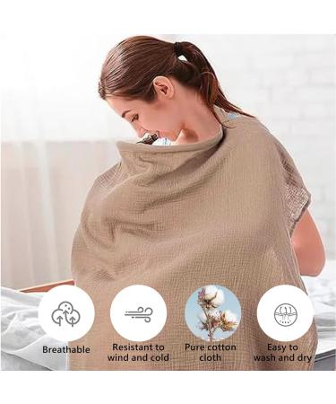 Lohill Breastfeeding Towel & Nursing Cover | Silent Musselin Baby Cover for On-the-Go Moms - Buy Online on GoSupps.com