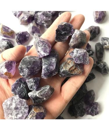 Collection Home Decor Gift 100g Natural Purple Amethyst Point Quartz Crystal Rough Stone Mineral Specimen for Fish Tank Raw Stone (Color : 100g 10-20mm) - Buy Online on GoSupps.com