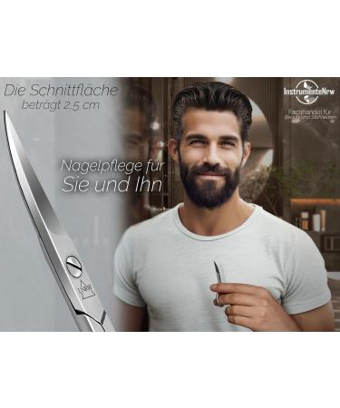 Extra Sharp Stainless Steel Nail Scissors | Rust-Free Manicure & Pedicure Tools for Men & Women - Buy Online on GoSupps.com