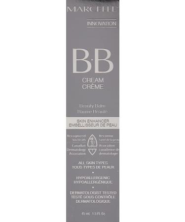 Marcelle BB Cream Beauty Balm Medium 1.6 Fl Oz - Hypoallergenic, Fragrance-Free Makeup for Sensitive Skin - Buy Online on GoSupps.com