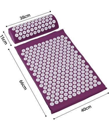 Acupress Toweratte with Pillow & Bag | Wellness Therapy Acupuncture Massage Set for Pain Relief | Washable Cover & Travel-Friendly - Buy Online on GoSupps.com