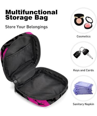Lips Kiss Sanitary Napkin Storage Bag Feminine Menstrual Cup Pouches Nursing Pad Holder Tampon Bags Portable Period Bag for Women Teen Girls 1Pcs Multi-colored 1 - Buy Online on GoSupps.com