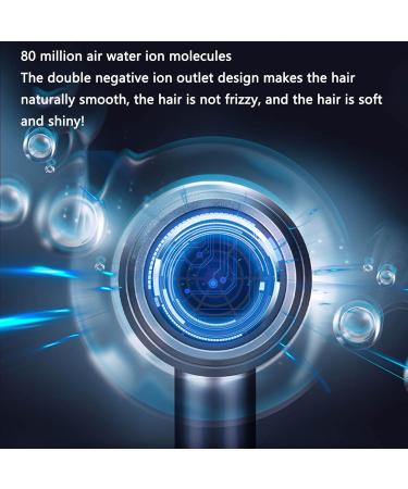 Hair Dryer Hairdryer Hairdryers for Women Travel Blow Dryer Hair Dryers Lightweight Household Hair Dryer with Blue Light Negative Ion Collector Nozzle (14X26X7CM yellow) 14X26X7CM Yellow - Buy Online on GoSupps.com