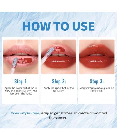 Ice Watery Lip Gloss #04 | Hydrating Tinted Lip Tint | Plumper with Metallic Brush | Long-Lasting & Nonstick Liquid Lipstick - Buy Online on GoSupps.com