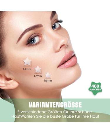 480 Pieces Invisible Hydrocolloid Pimple Patches with Tea Tree Oil - Waterproof & Breathable Acne Plasters for Day & Night Use - Buy Online on GoSupps.com