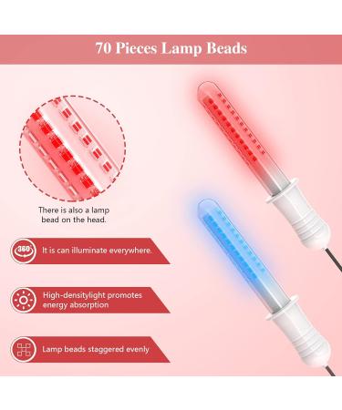 KTS Red & Blue LED Light Therapy Device for Vaginal Care - Rejuvenation & Inflammation Relief for Women | Home Use - Buy Online on GoSupps.com