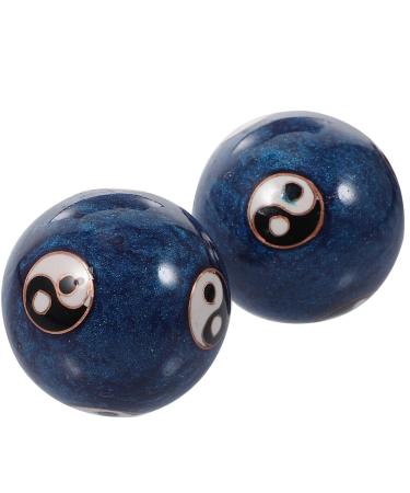 Ipetboom 1 Set Chinese Health Exercise Stress Baoding Balls Yin Yang Handballs For Hand And Finger Wrist Exercises